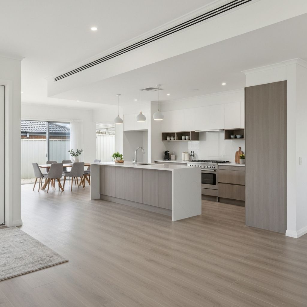 Modern open-plan kitchen extension renovation completed by Bhatia Homes